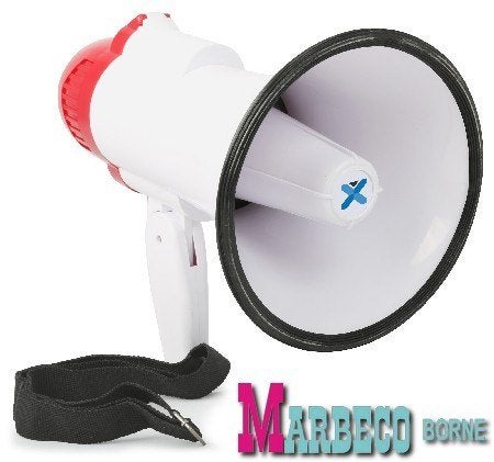 Megafoon, Ingebouwde Microfoon, Sirene, Opname, Record MEG02, Overige merken, Vonyx, Overige typen, Nieuw