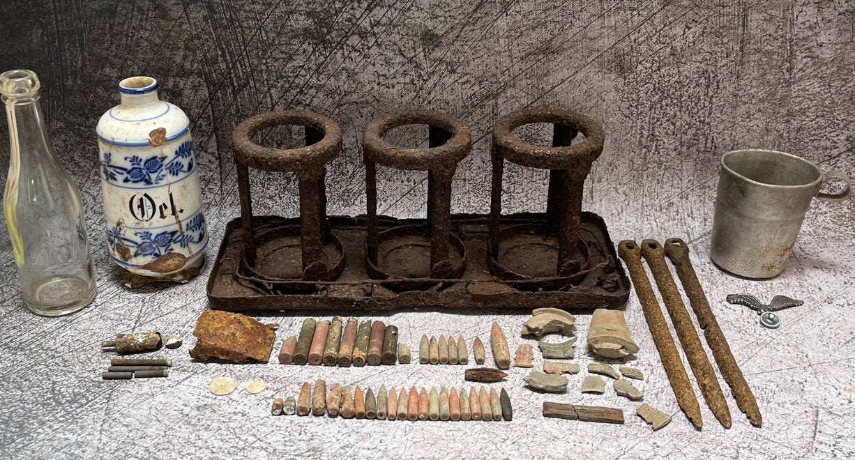 WO2 Militaria lot, Verzamelen, Militaria | Tweede Wereldoorlog, Ophalen of Verzenden, Overige soorten, Overige gebieden, Hulzen of Bodemvondsten