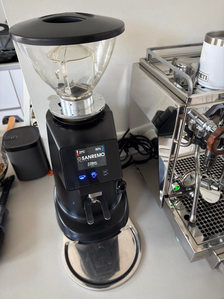Sanremo sr70 bonen maler, Ophalen, Zo goed als nieuw, Koffiemolen
