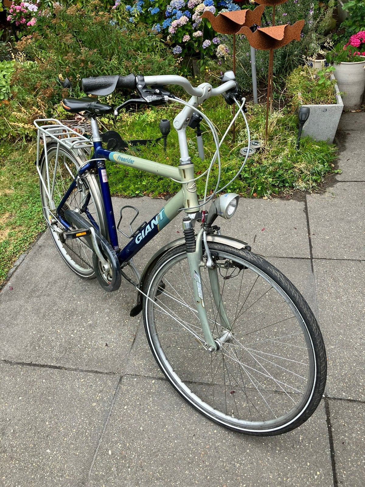 Giant Freerider 28 inch herenfiets., Ophalen, Gebruikt, Versnellingen, Giant