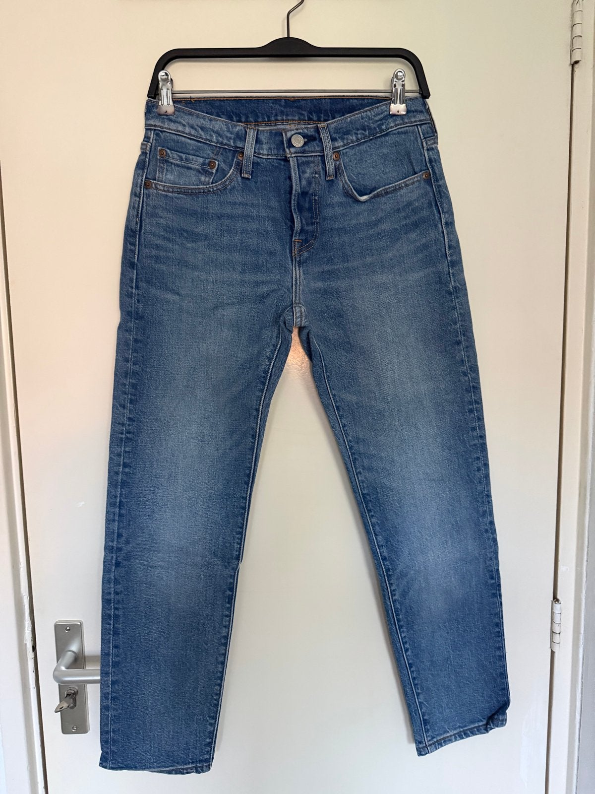 Levi's 501 Jeans voor dames - Straight leg W26, Ophalen of Verzenden, Zo goed als nieuw, Blauw, W27 (confectie 34) of kleiner