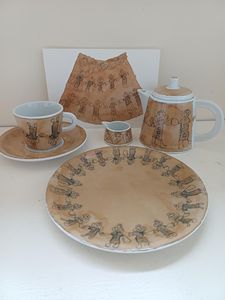 1 persoons servies, Nieuw, Ophalen of Verzenden, Overige stijlen, Kop(pen) en/of Schotel(s)