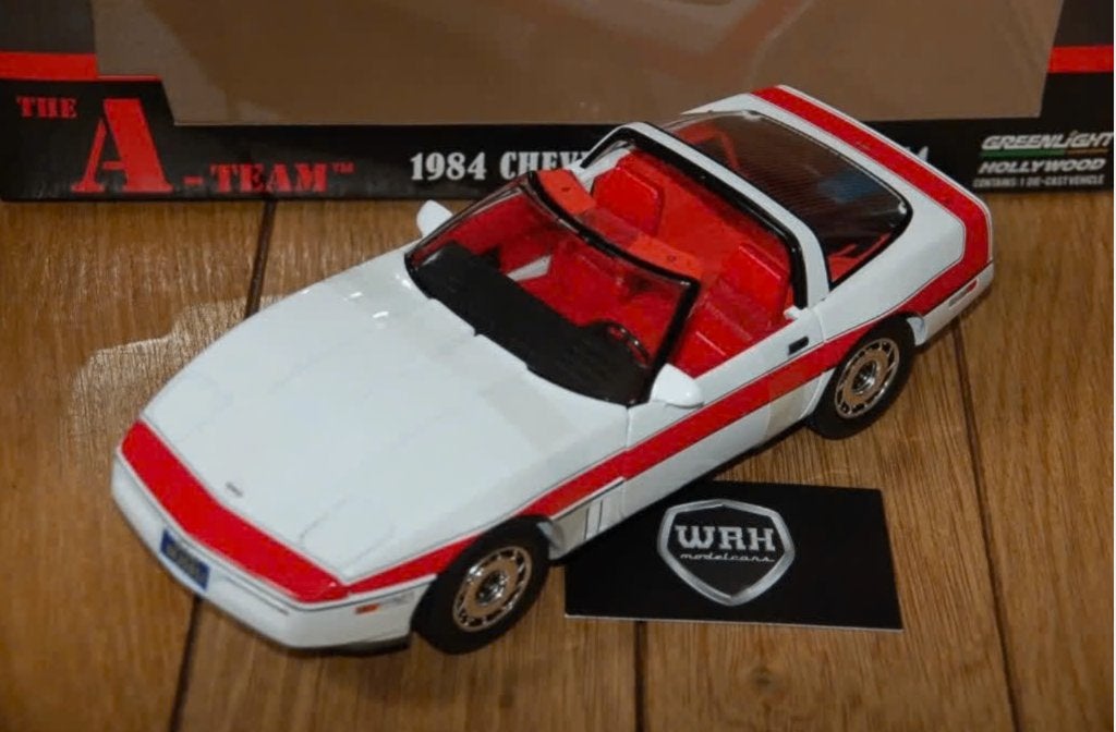 1:18 CHEVROLET CORVETTE C4 THE A TEAM Greenlight in doos WRH, Hobby en Vrije tijd, Verzenden, Zo goed als nieuw, Auto, Overige merken