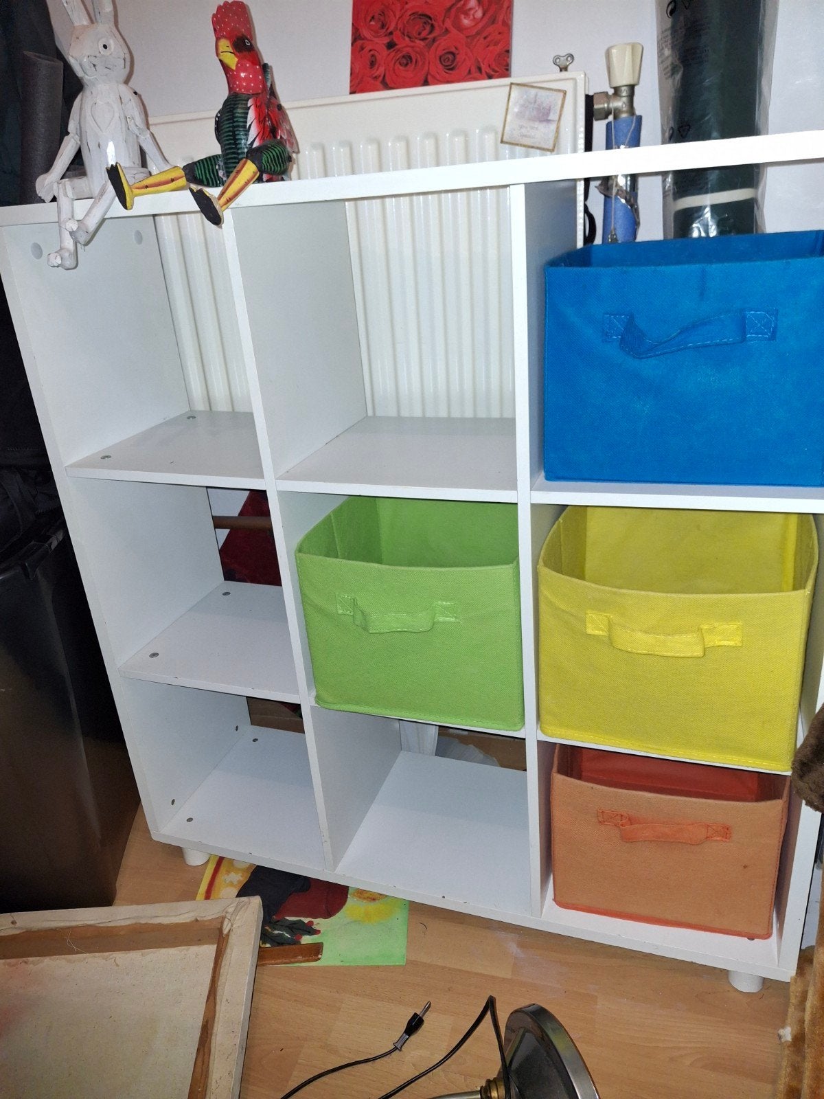 IKEA Vakskast met 4 Bakjes - 9 vakken, Ophalen, Gebruikt