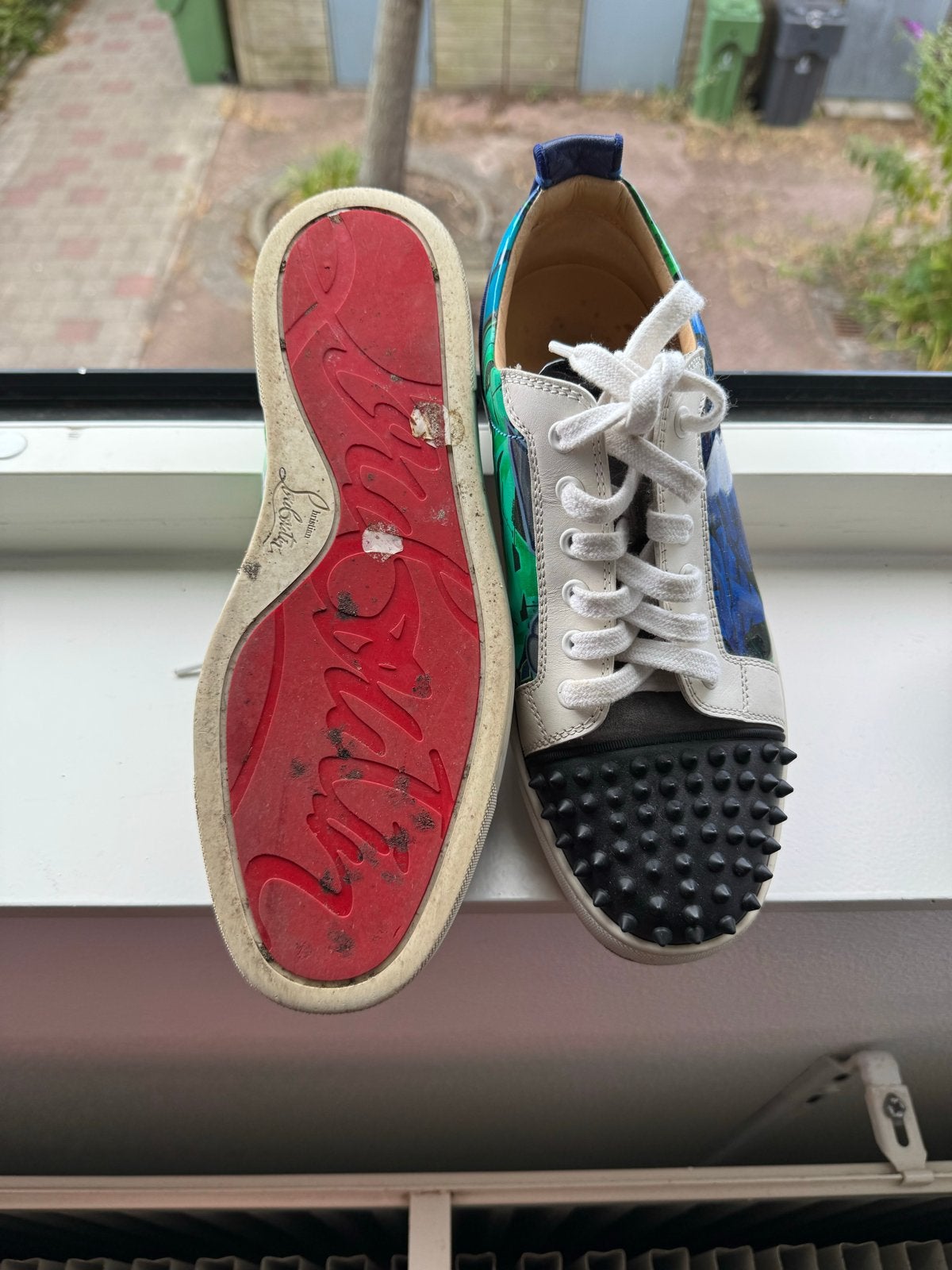 Christian Louboutin Sneakers met Spikes, Ophalen, Gedragen, Overige kleuren, Sneakers of Gympen