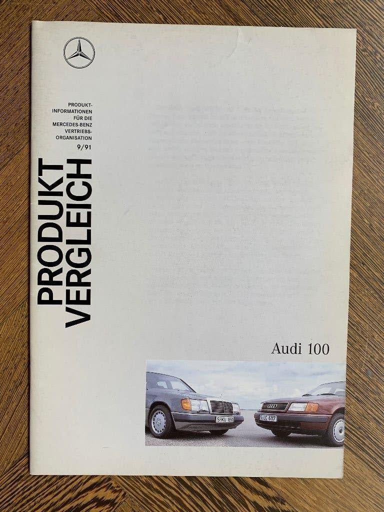 Product-vergelijking Mercedes-Benz E W124 vs Audi 100 1991, Ophalen of Verzenden, Zo goed als nieuw, Mercedes-Benz, Audi