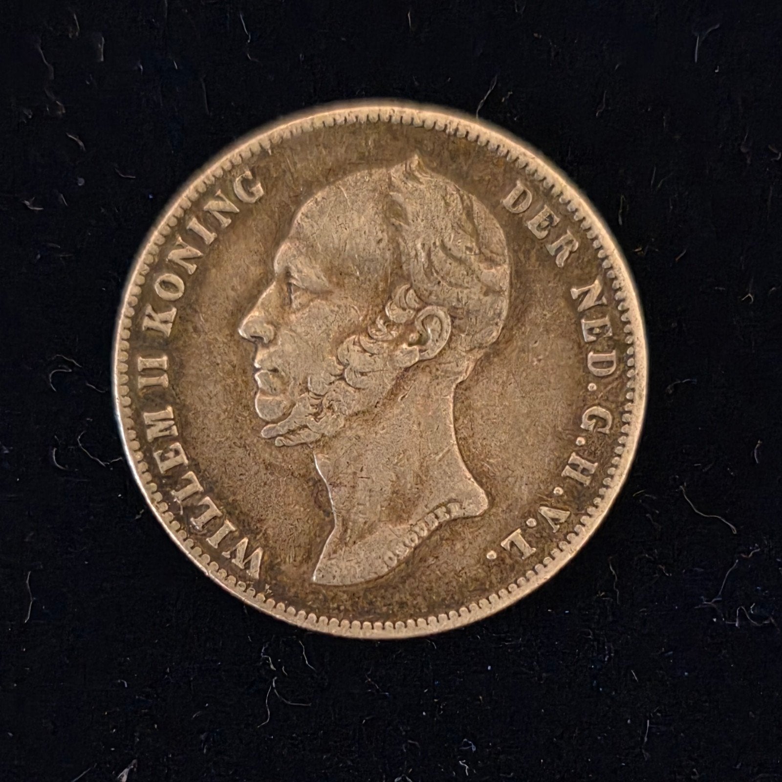 Prachtige 1/2 gulden 1848 Willem II, Verzenden, Koning Willem II, ½ gulden
