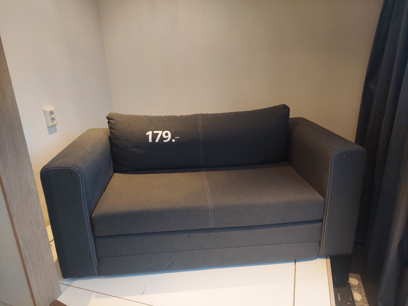 Ikea Askeby slaapbank, Ophalen, Zo goed als nieuw, Tweepersoons, 140 cm