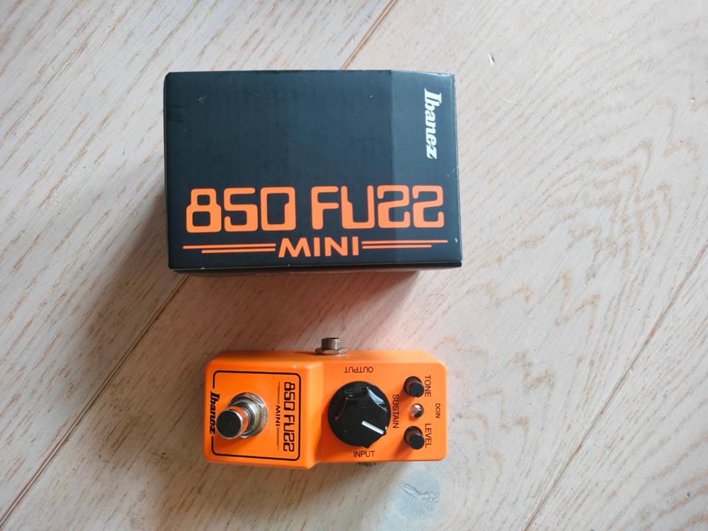 Ibanez 850 Fuzz Mini Gitaar Pedaal, Muziek en Instrumenten, Effecten, Ophalen of Verzenden, Zo goed als nieuw, Distortion, Overdrive of Fuzz