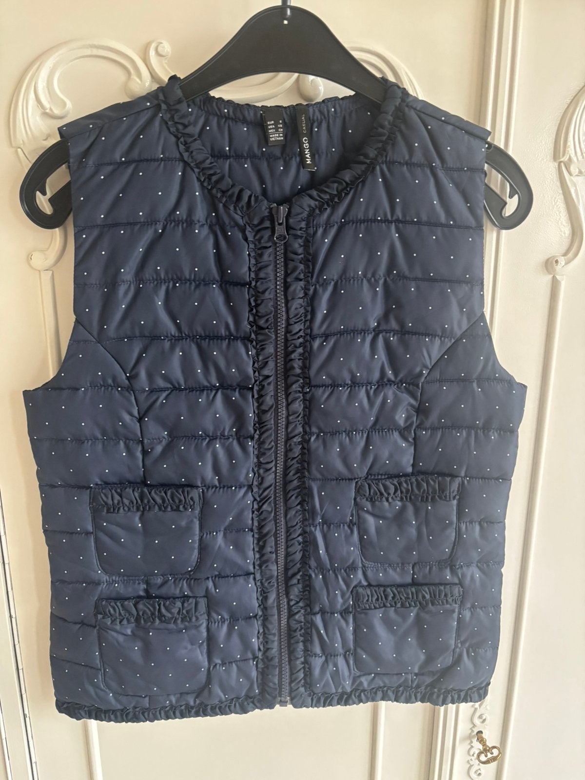 Nieuw blauw bodywarmer merk Mango maat S, Kleding | Dames, Bodywarmers, Ophalen of Verzenden, Nieuw, Maat 36 (S), Blauw