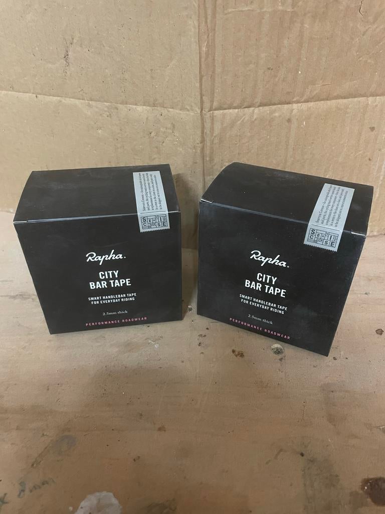 2x Rapha City Bar Tape - Wit & Zwart Stuurlint met Champagne, Stuur, Ophalen of Verzenden, Racefiets, Nieuw