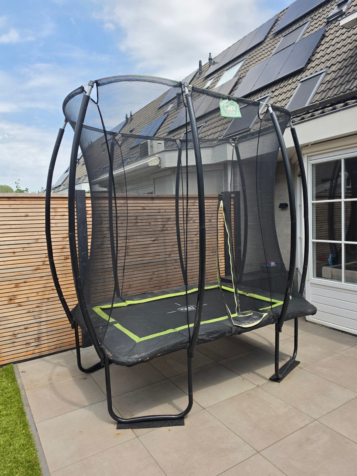 Trampoline met veiligheidsnet - Gebruikt, Ophalen, Gebruikt