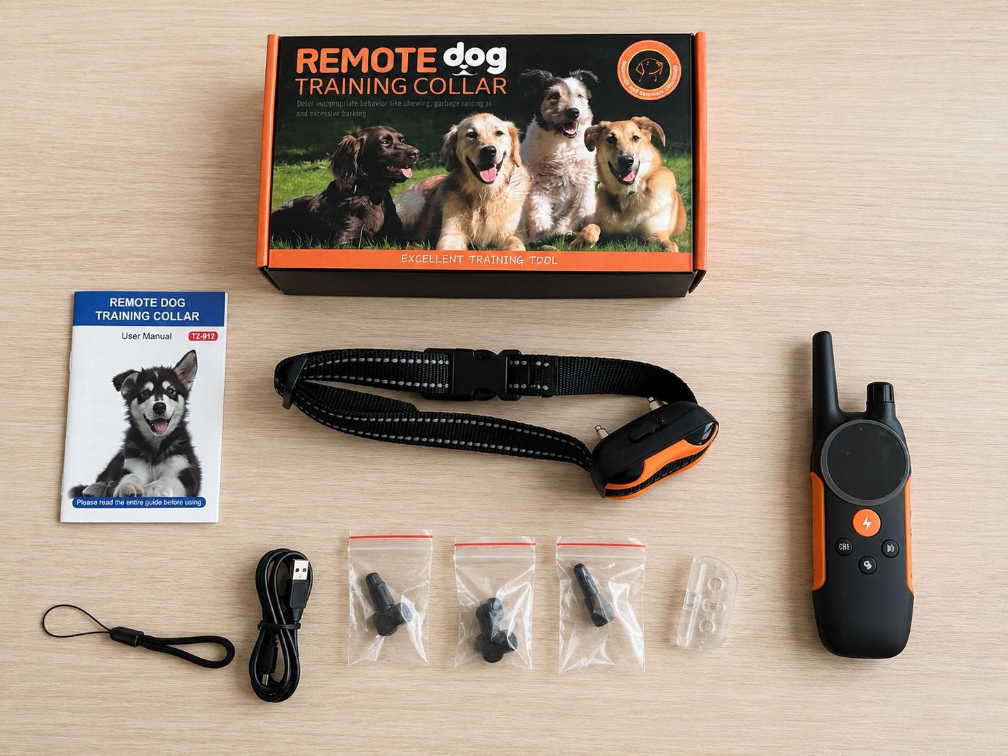 Remote Dog Training Collar TZ-912 – Nieuw, Dieren en Toebehoren, Nieuw, Ophalen of Verzenden, TIZE INTERNATIONAL CO LIMITED, Sales15@tize.com.cn
