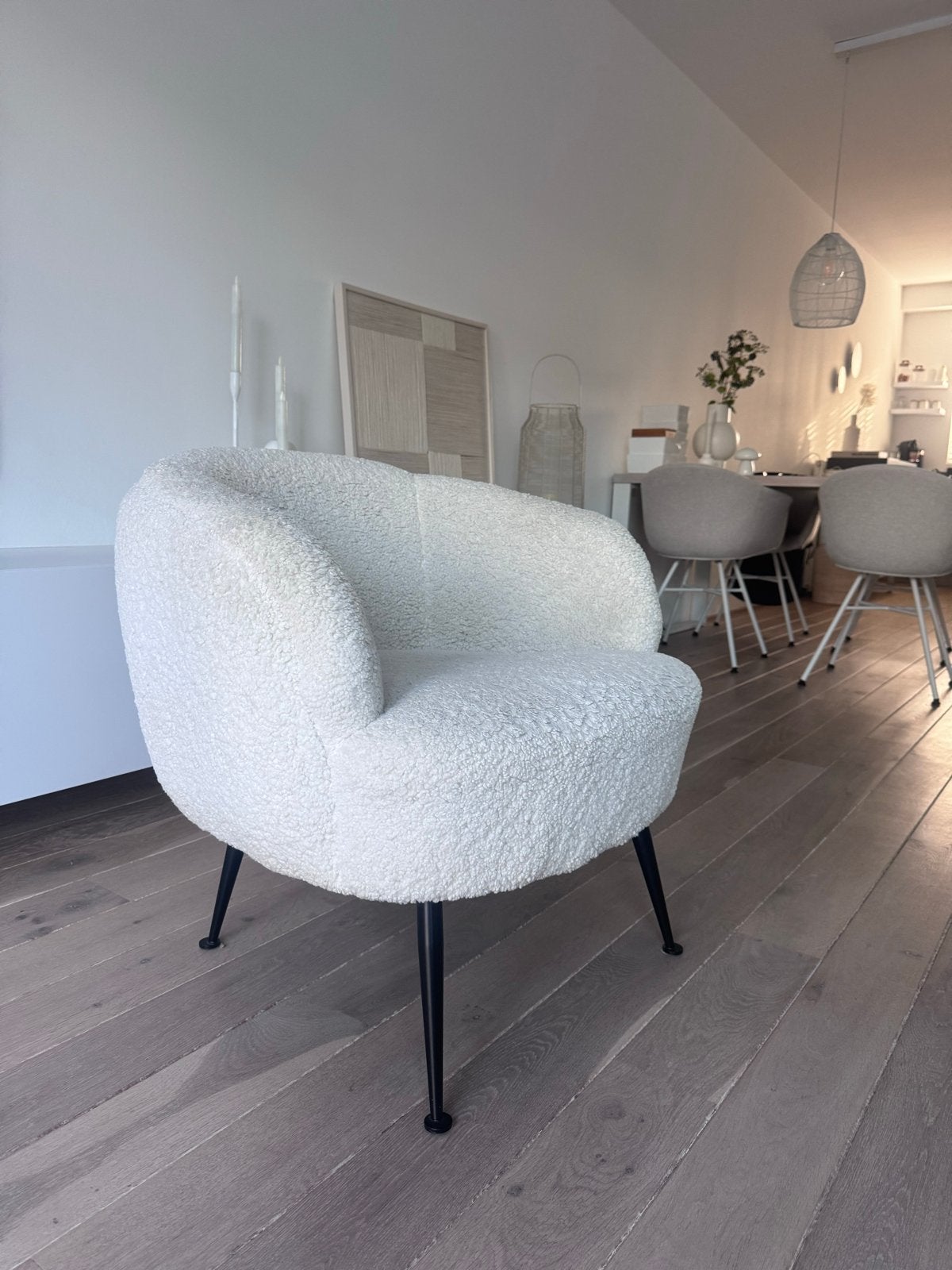 Te koop Byboo witte Teddy Fauteuil, Ophalen, Minder dan 75 cm, Zo goed als nieuw, 75 tot 100 cm