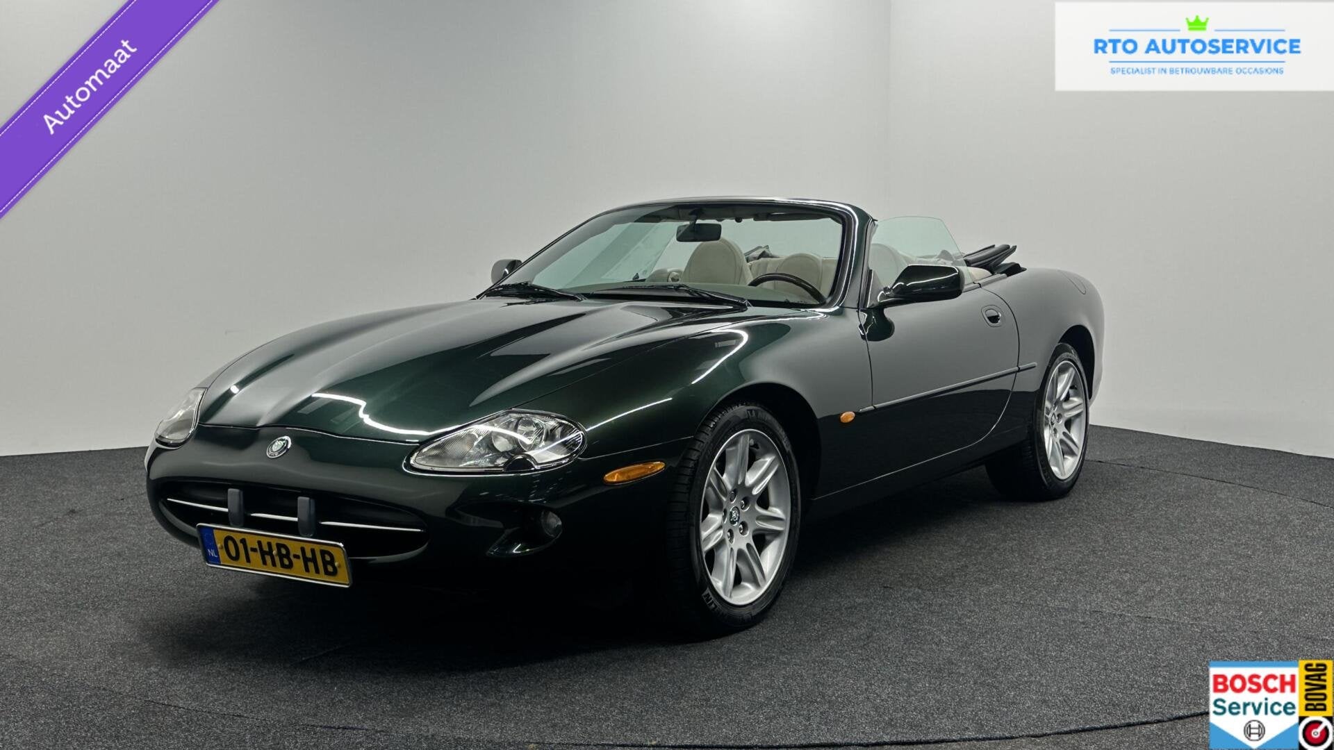 Jaguar XK8 4.0 V8 Convertible LEER ECC CRUISE STOELVERWARMIN, Achterwielaandrijving, Gebruikt, 4 stoelen, Leder