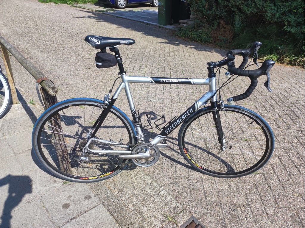Steenbergen racefiets strak en goed, 28 inch, Gebruikt, Niet ingevuld, Aluminium