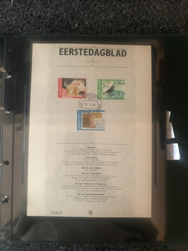Eerste dagbladen nederland vol album, Ophalen of Verzenden, Brief