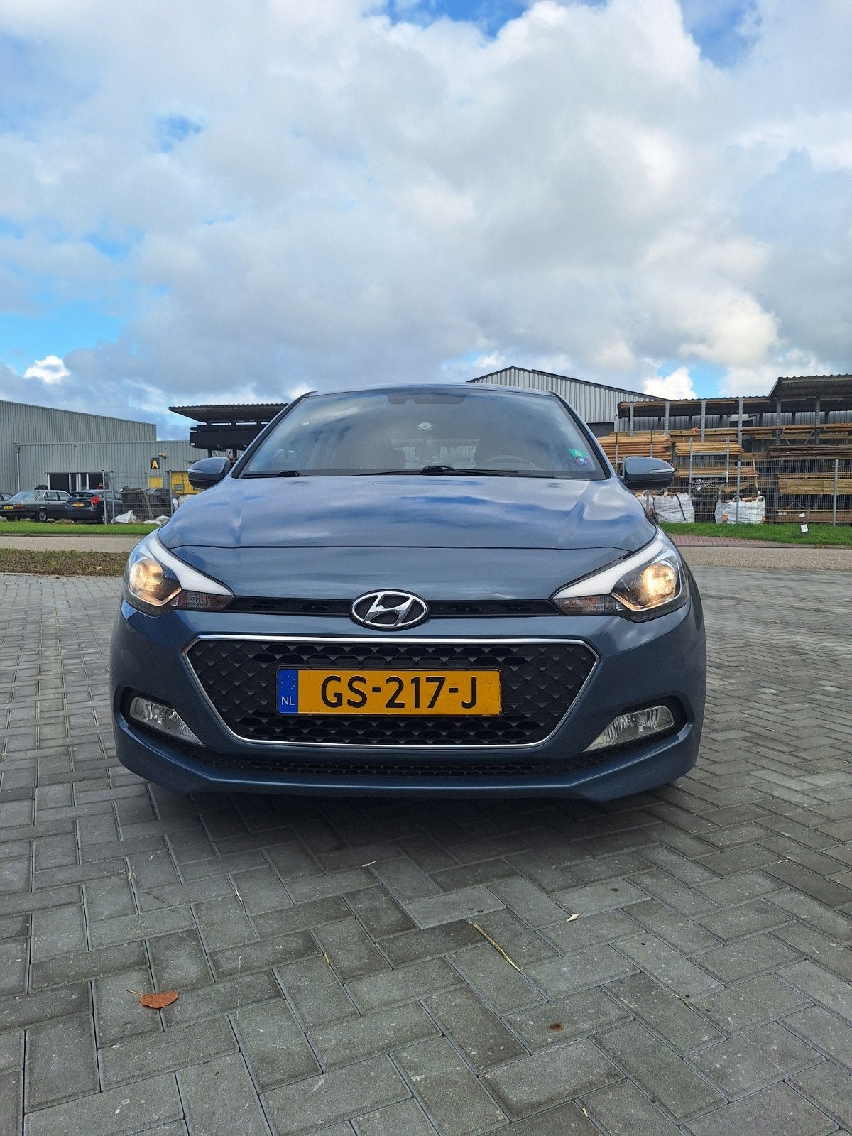 Hyundai i20 1.2 I 5-DRS 2015 Blauw, 31 €/maand, 4 cilinders, Blauw, Origineel Nederlands