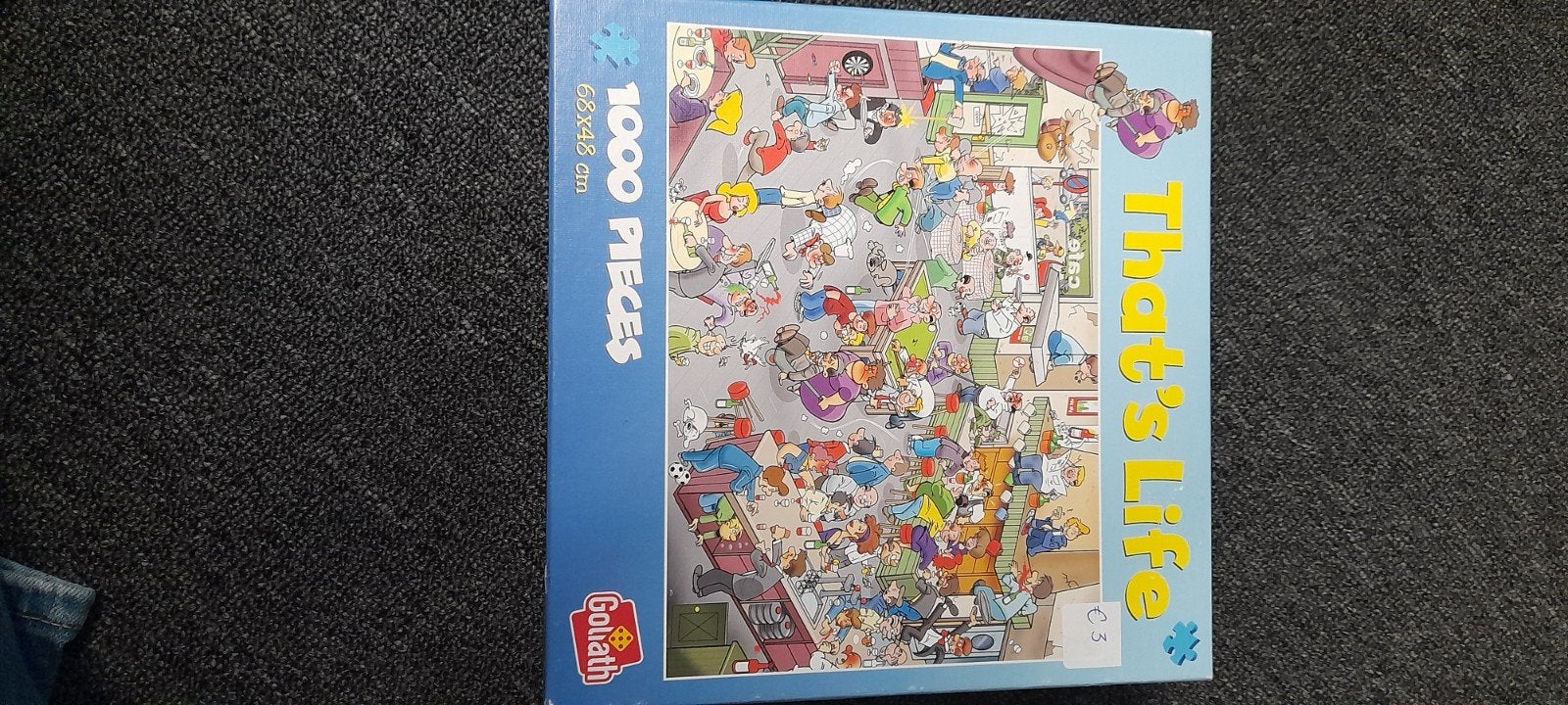 That's Life 1000 stukjes puzzel van Goliath, Een of twee spelers, Ophalen, Zo goed als nieuw, Goliath