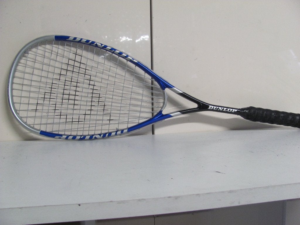 squashracket van Dunlop de impact max graphite, Ophalen of Verzenden, Zo goed als nieuw, Racket, Met hoes