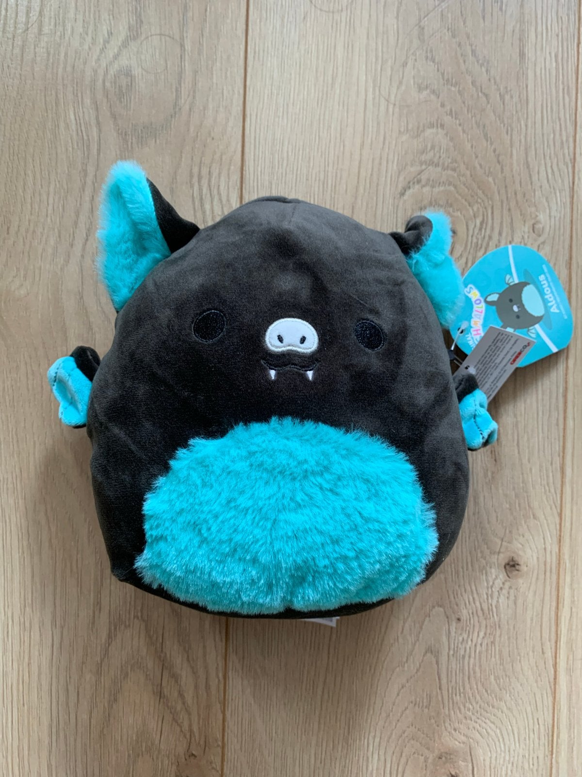 Squishmallow Alfons de Vleermuis knuffel - Nieuw met label, Overige typen, Nieuw, Zwart, Ophalen of Verzenden