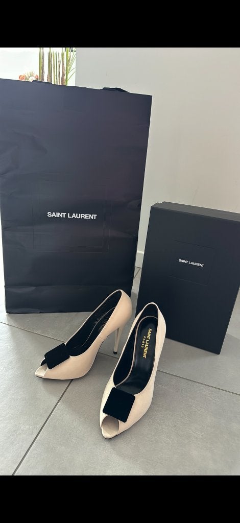 Yves Saint Laurent hakken, Kleding | Dames, Ophalen, Zo goed als nieuw, Zwart