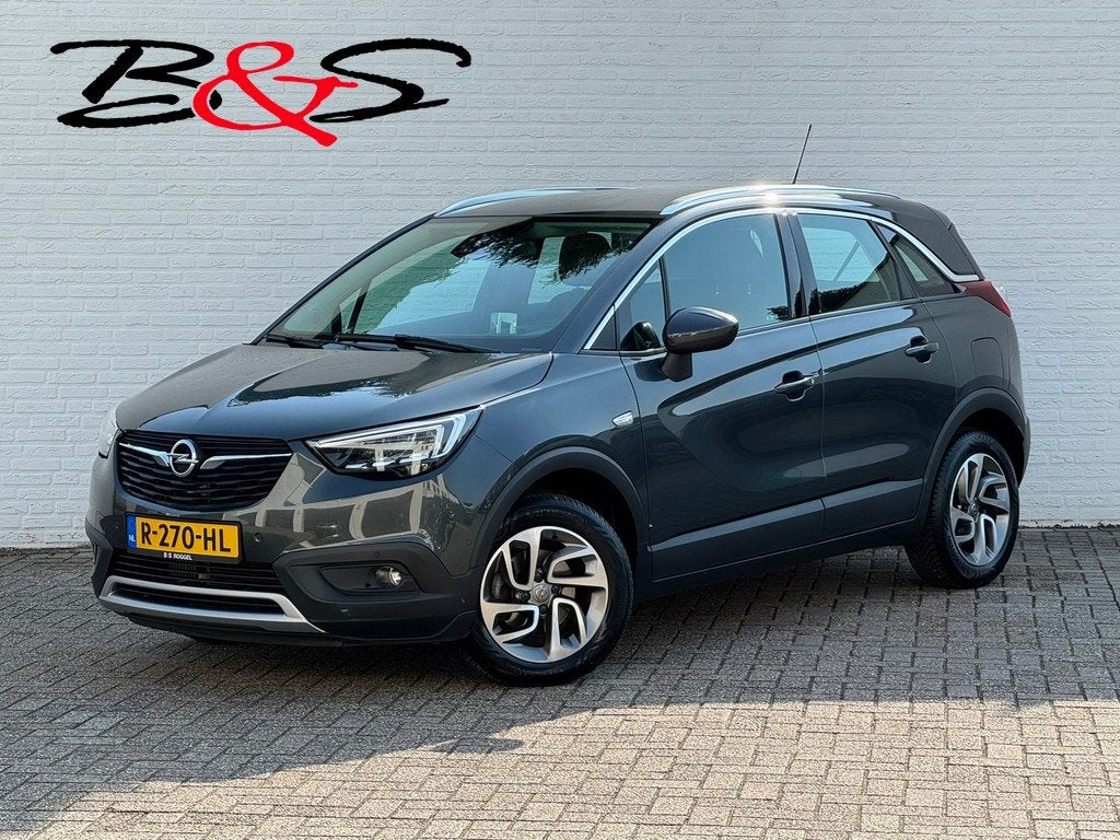 Opel Crossland X 1.2 Turbo Innovation Trekhaak Camera Carpla, 840 kg, Gebruikt, Automatische klimaatregeling, Leder en Stof