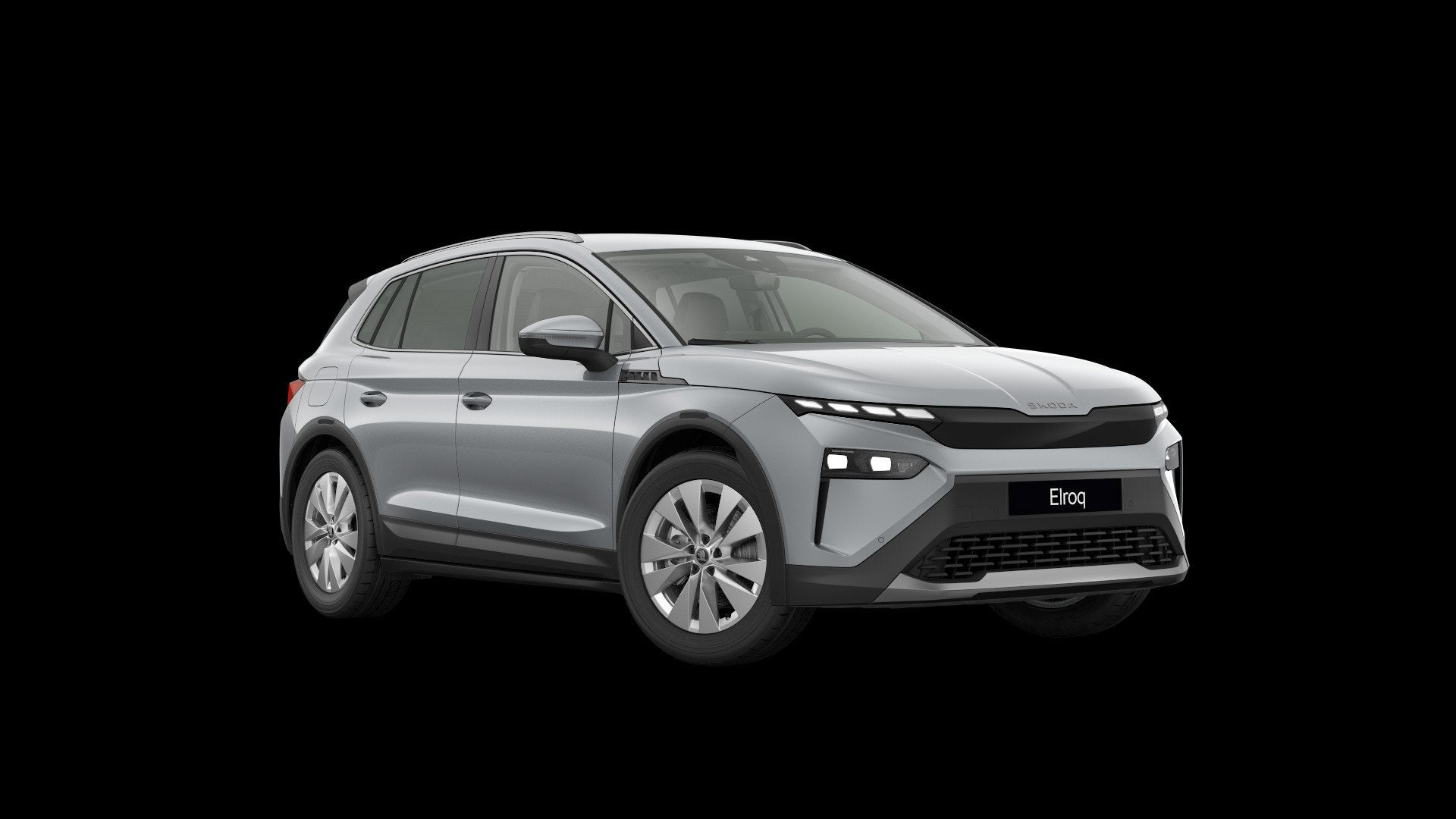 Skoda Elroq 85 286pk Business Edition | Business Upgrade Plu, Automaat, 12 maanden, Zwart, Leder en Stof