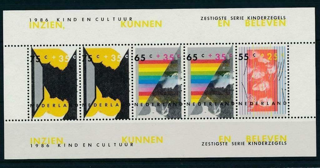 Kinderpostzegels 1986 - Kind en Cultuur NVPH 1366, Postzegels en Munten, Postzegels | Nederland, Verzenden, Na 1940, Postfris