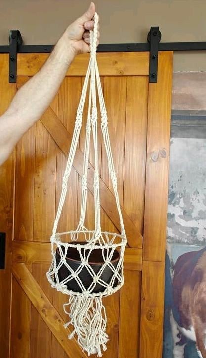 Plantenhanger, Ophalen of Verzenden, Rond, Metaal, Minder dan 30 cm