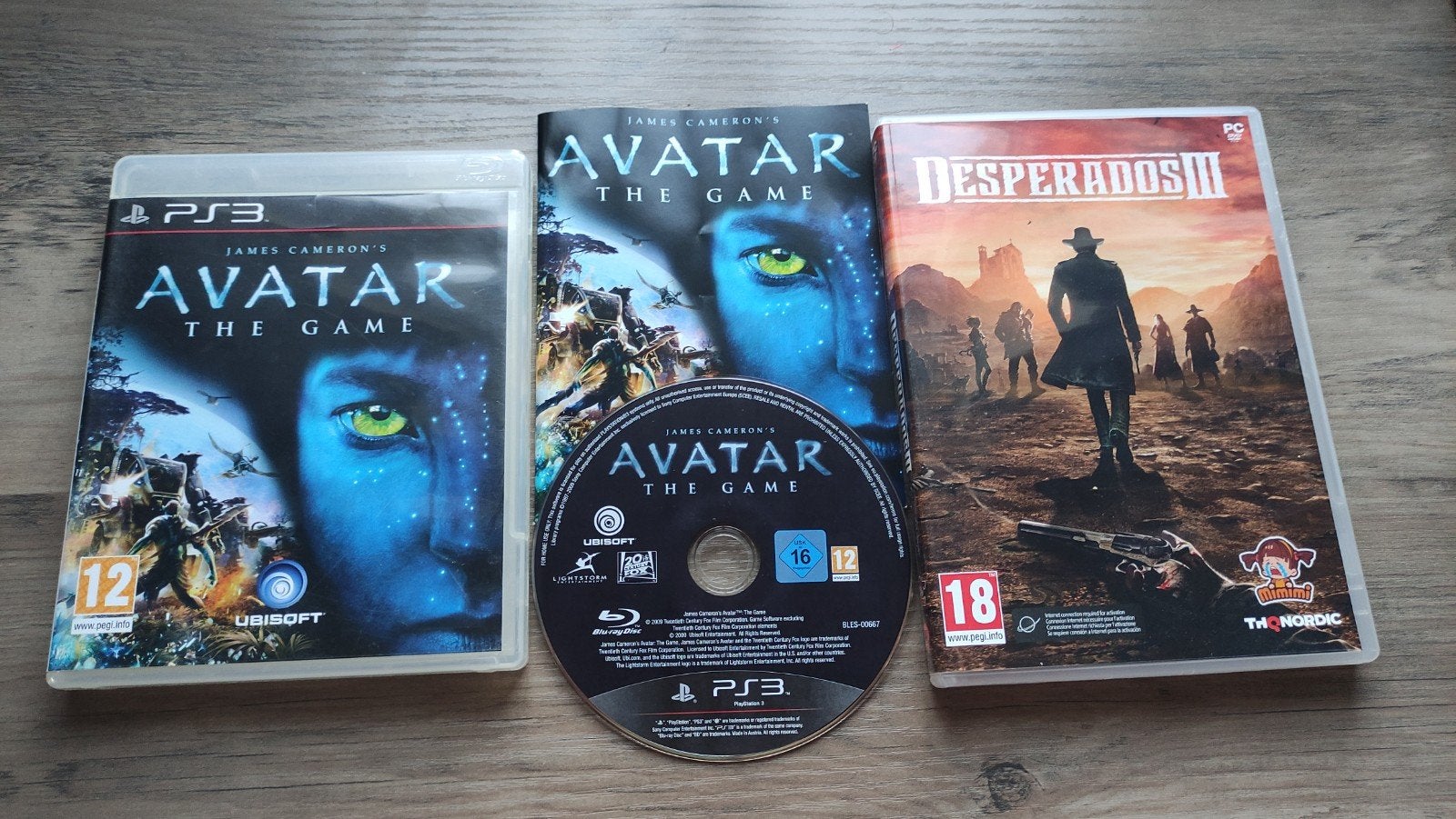 Avatar the game ps3 en gratis desperados 3 pc game, Avontuur en Actie, Ophalen of Verzenden, Zo goed als nieuw, 3 spelers of meer