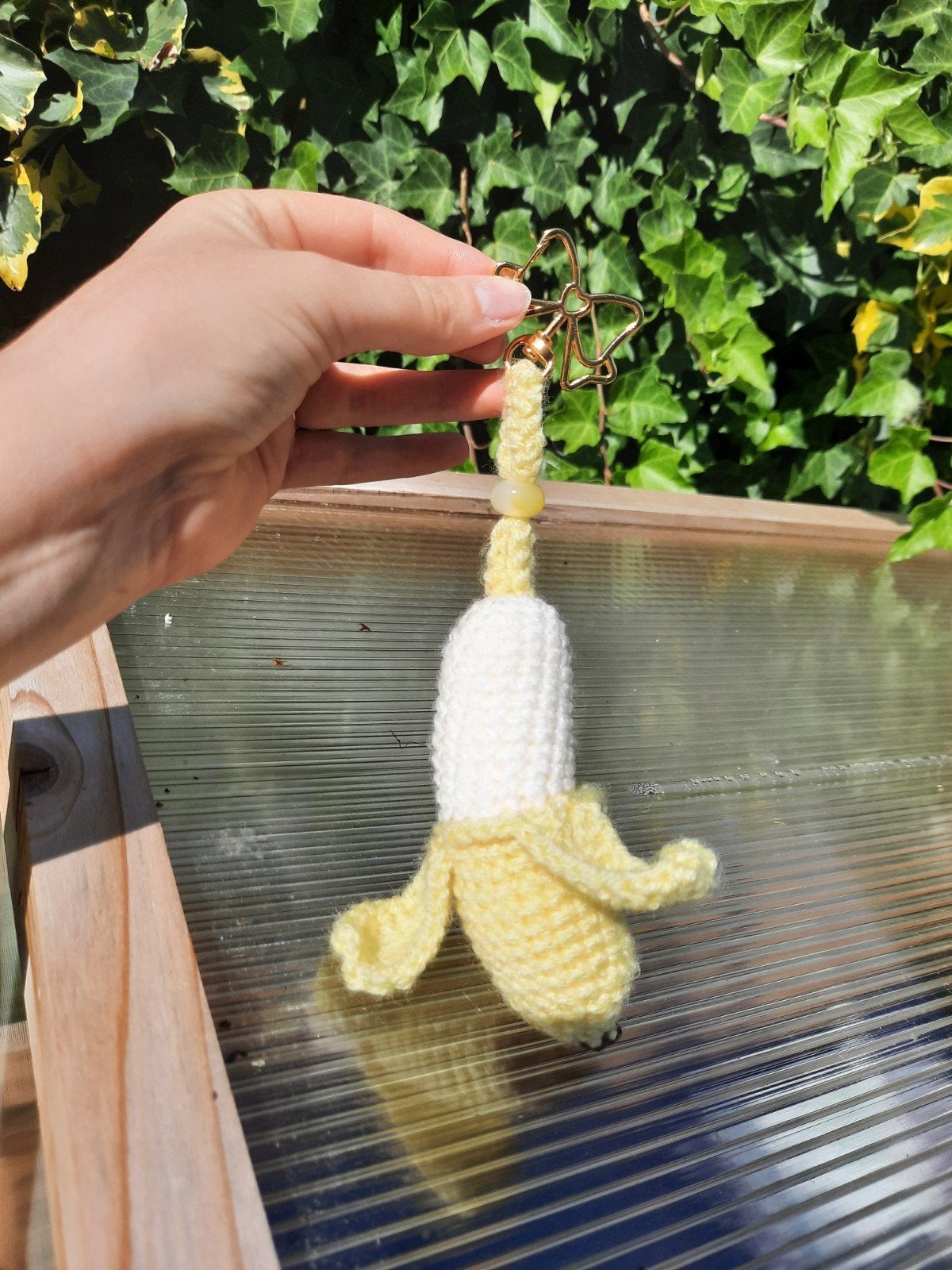 gehaakte Bananen sleutelhanger, Verzamelen, Ophalen of Verzenden, Nieuw, Overige typen