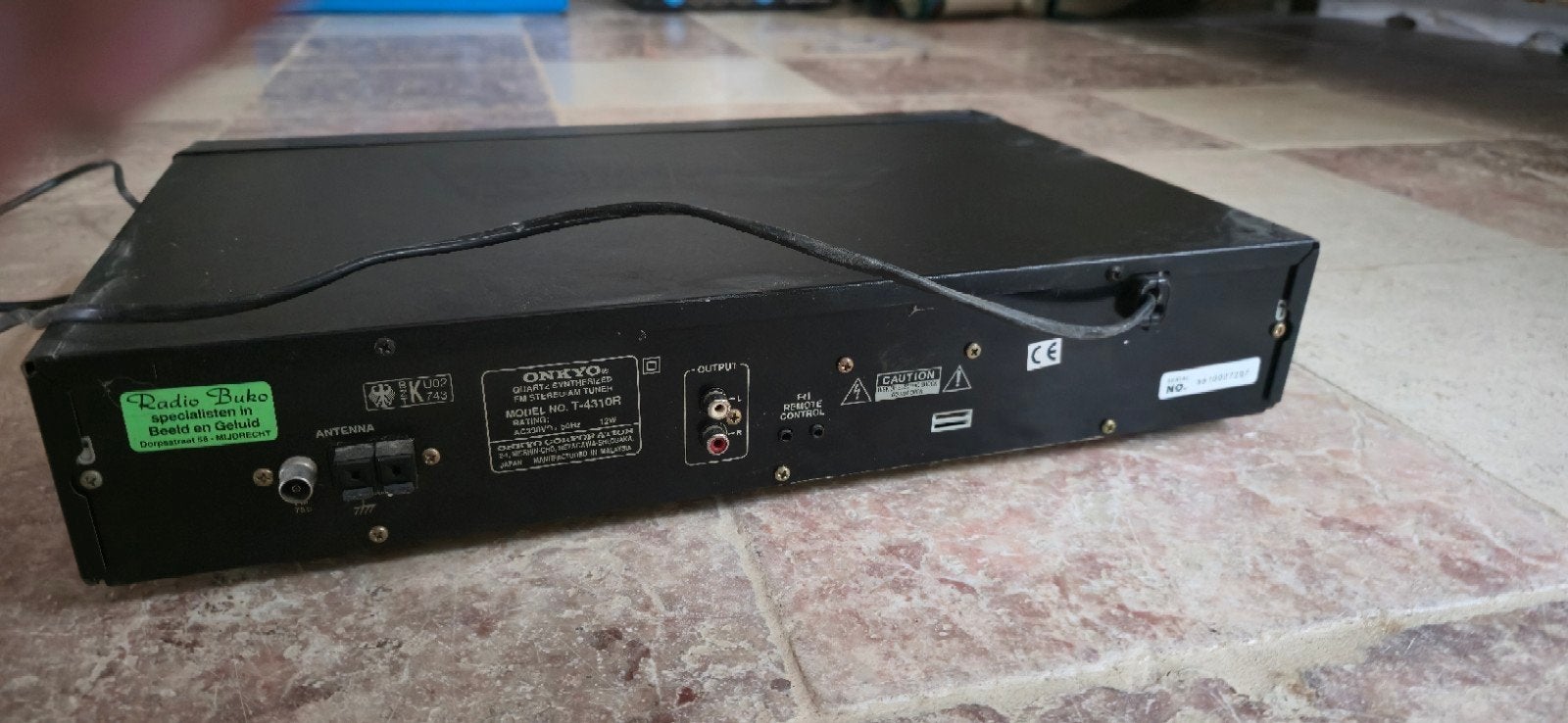 Onkyo T4310R tuner, Ophalen, Gebruikt, Audio