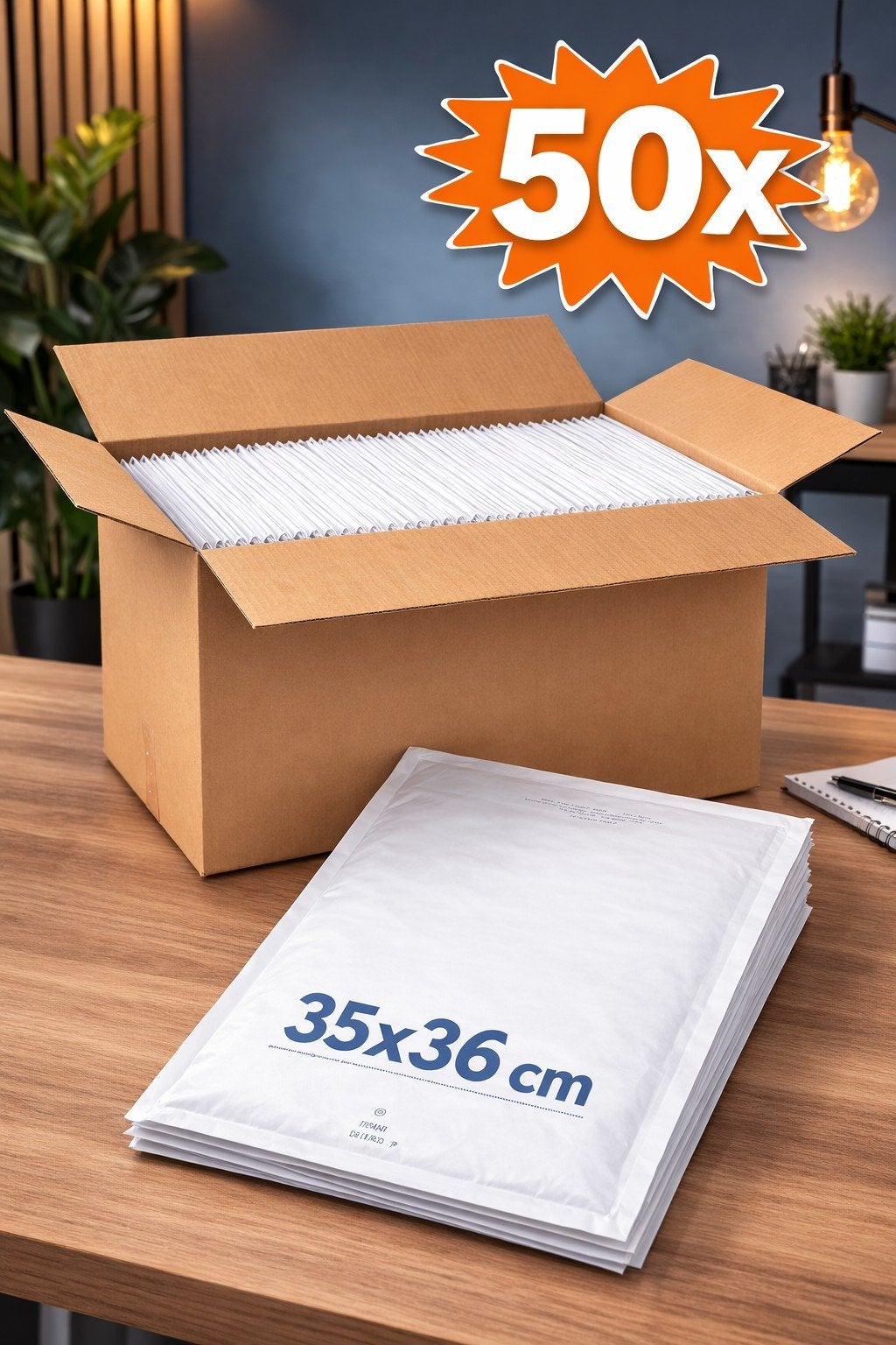 50x Luchtkussen Enveloppen 35x36 cm - Aanbieding, Ophalen of Verzenden