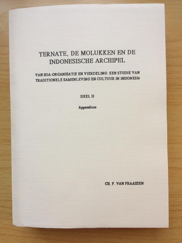 Ternate, de Molukken en de Indonesische Archipel, Verzenden, Gelezen, Ch.F. van Fraassen