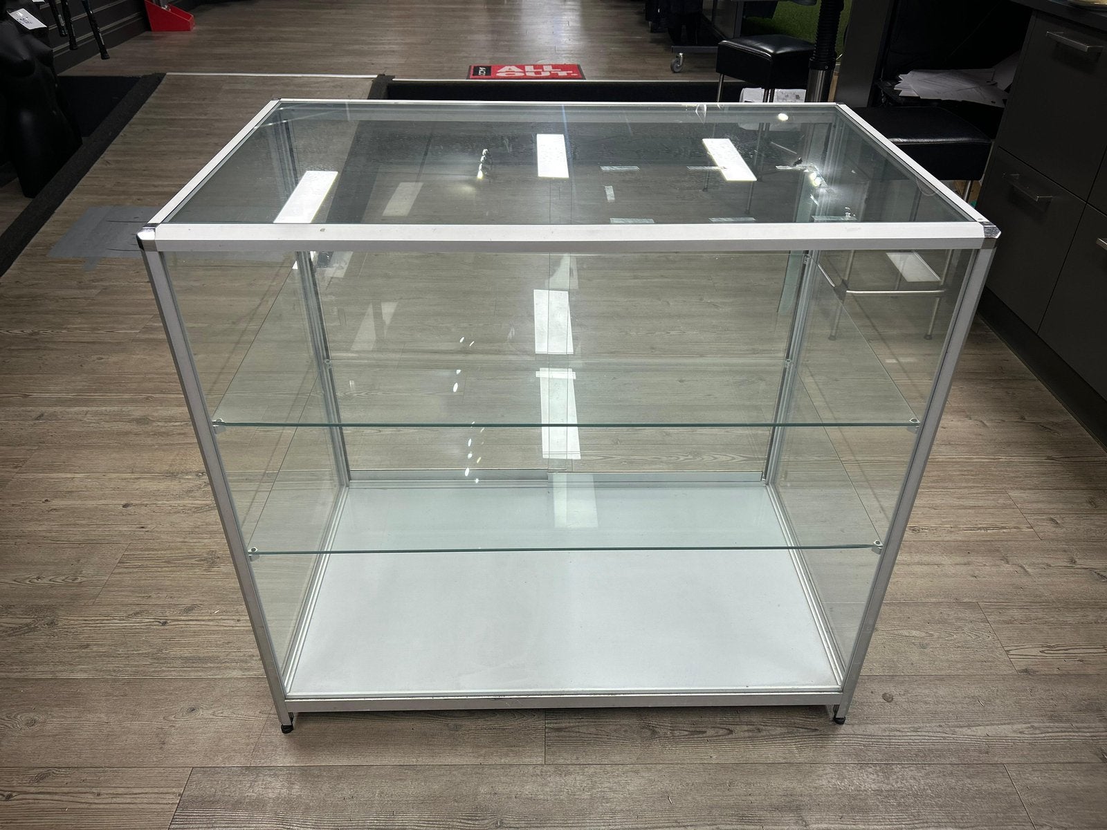 Glazen vitrinekast, Ophalen, Gebruikt, 50 tot 100 cm, Glas