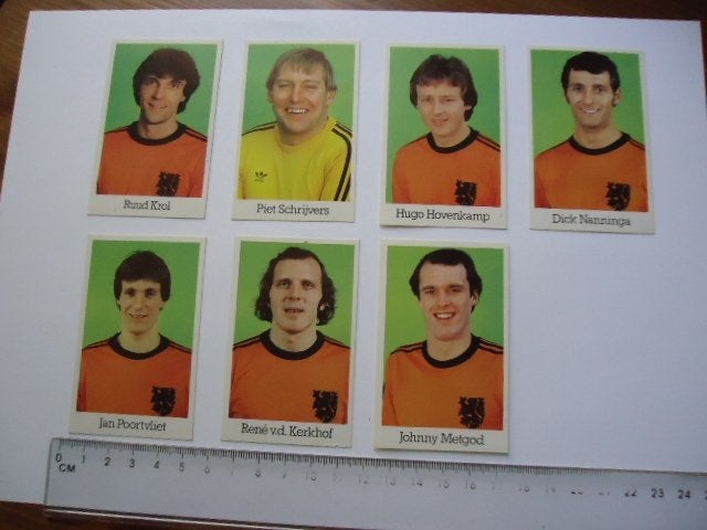 sticker oud HEMA Voetbal Plaatjes 1980 Krol Ajax schrijvers, Verzenden, Zo goed als nieuw, Sport