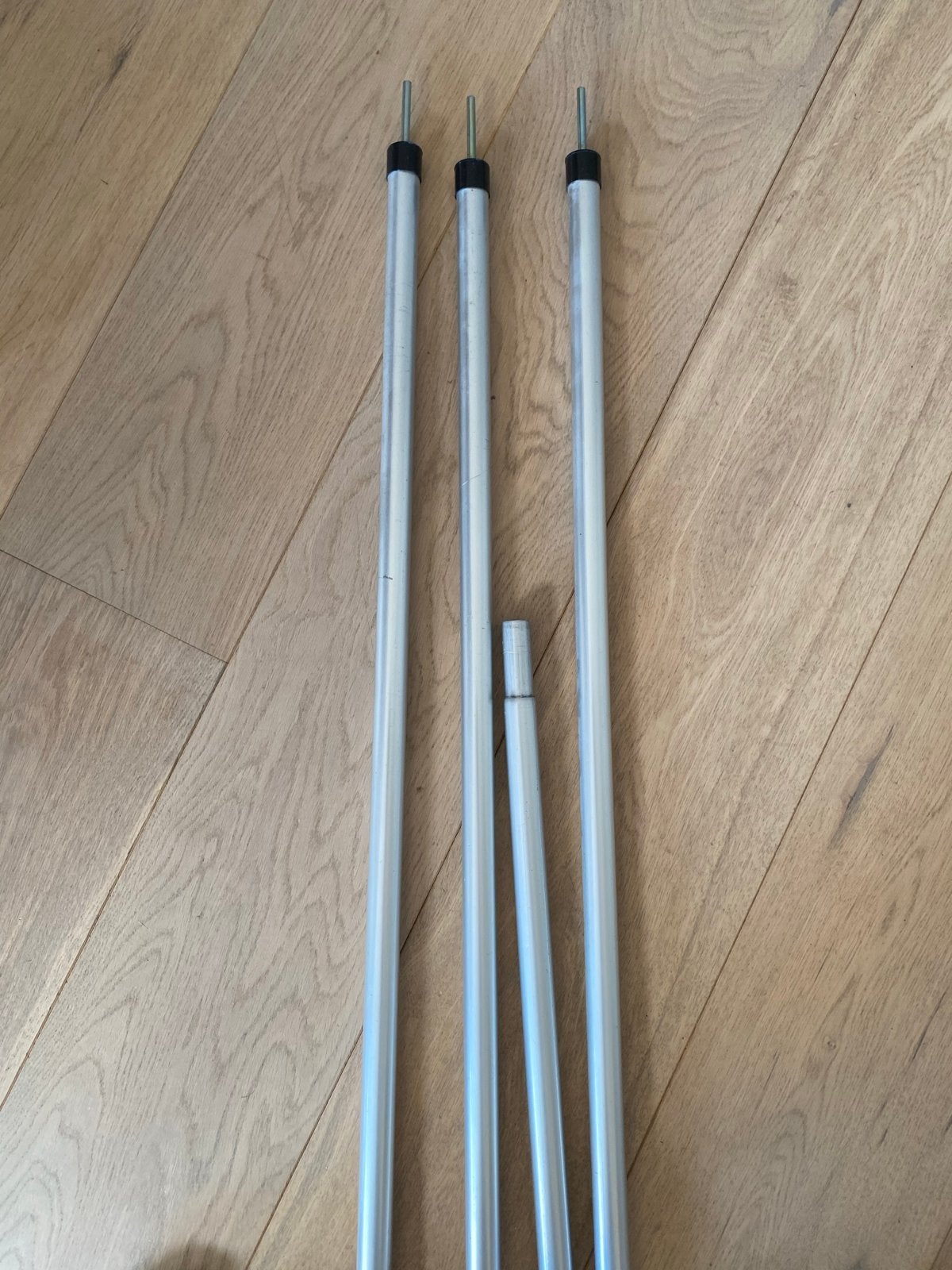 Lichtgewicht aluminium tentstokken voor luifel (3 stuks), Ophalen of Verzenden, Zo goed als nieuw