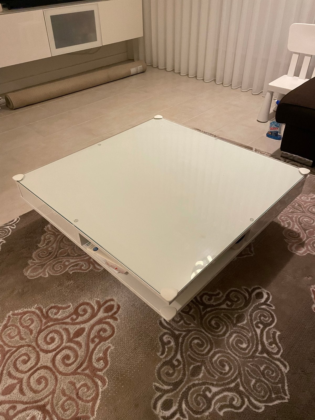 Ikea Tofteryd salontafel - Gebruikt, maar nog goed!, Huis en Inrichting, Ophalen, Overige materialen, Gebruikt, 100 tot 150 cm