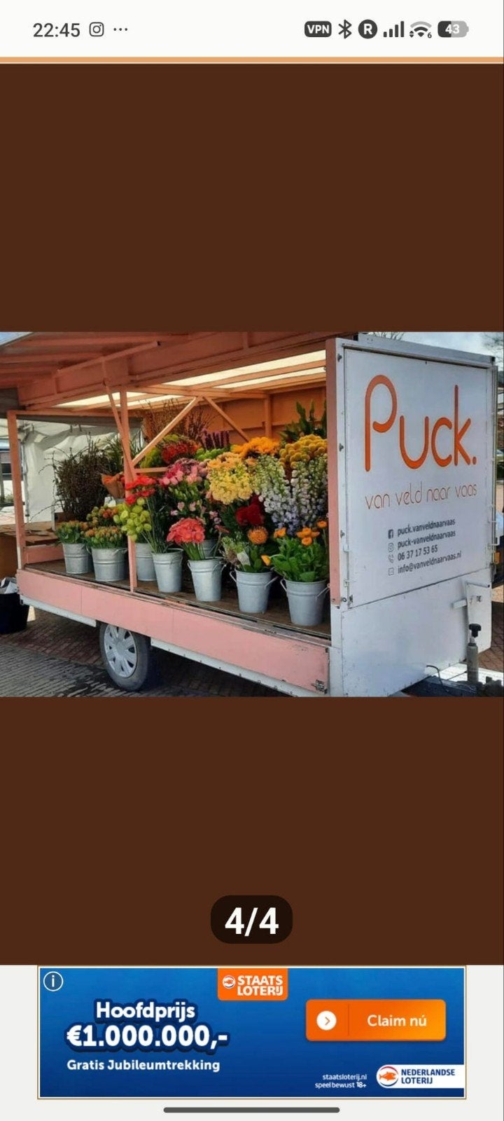 Unieke verkoopwagen / marktwagen – ideaal voor kerstmarkten!, Zakelijke goederen, Ophalen