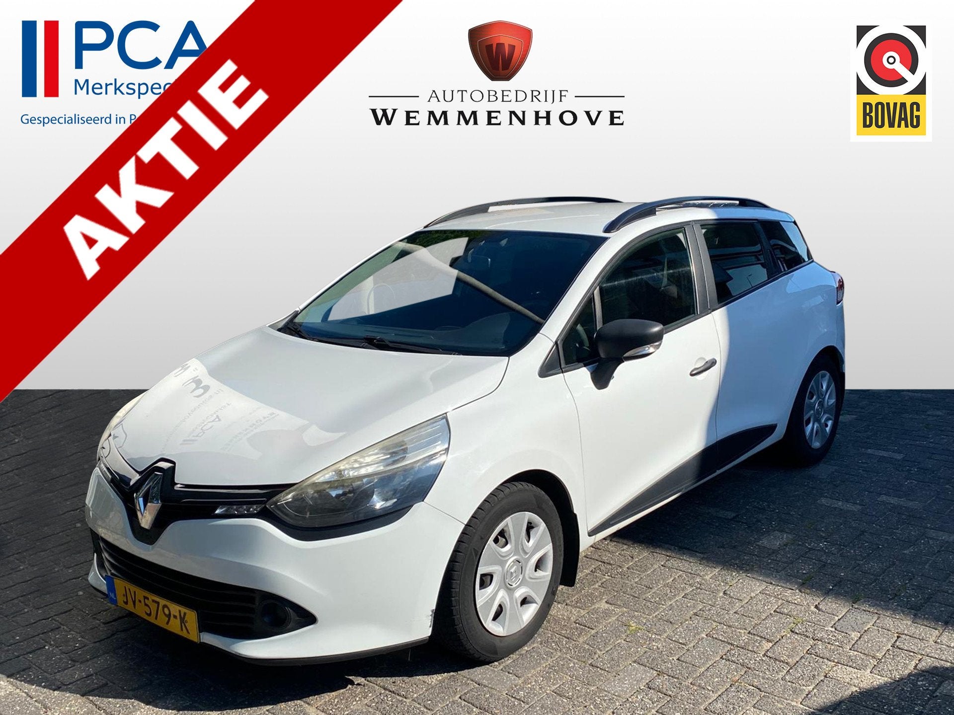 Renault Clio Estate 0.9 TCe Authentique (bj 2016), Auto's, Voorwielaandrijving, Stof, Gebruikt, 580 kg