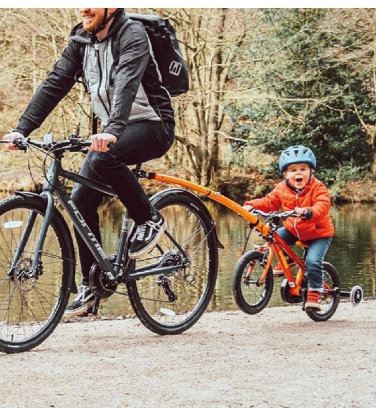 ETC TowBuddy Kinderfiets Trekstang Nieuw tandem sleep-stang, Nieuw, Ophalen of Verzenden, H, Aanhangfiets