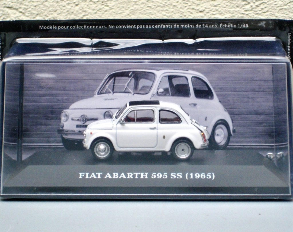 Fiat Abarth 595 SS 1963 Altaya micro cars 1:43, Hobby en Vrije tijd, Modelauto's | 1:43, Ophalen of Verzenden, Nieuw, Auto, Overige merken