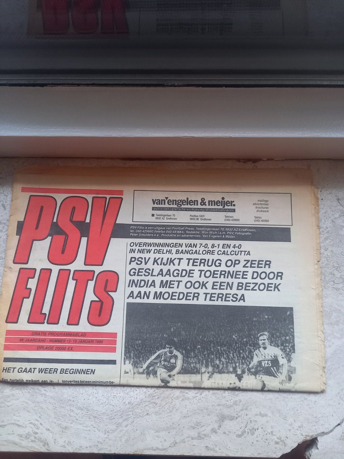 Programma krant PSV, Ophalen of Verzenden, Zo goed als nieuw, PSV, Boek of Tijdschrift
