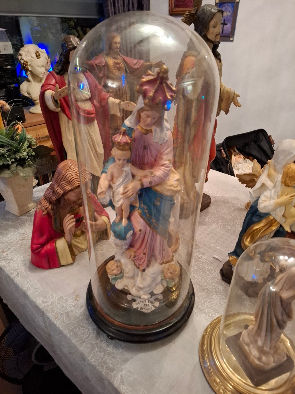 Aardig beeld in stolp groot, Ophalen of Verzenden