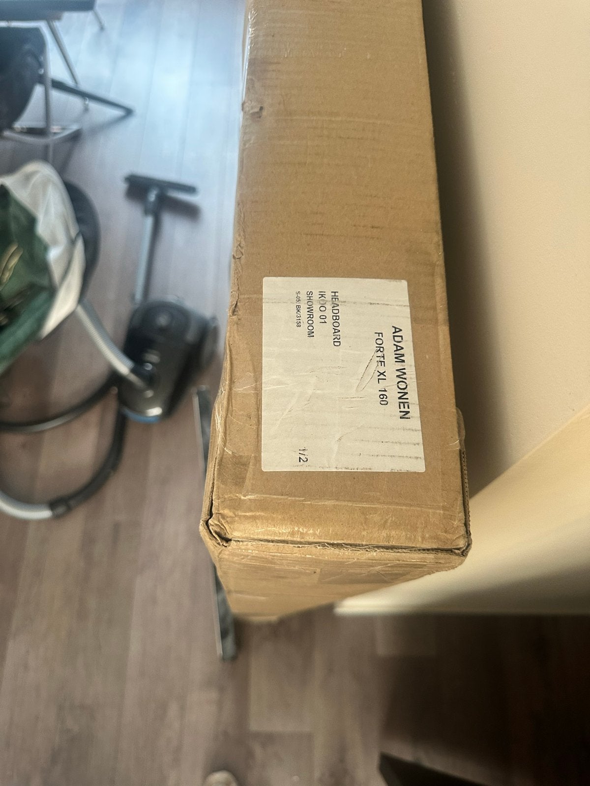 Nieuw Hoofdbord Splitter voor bed - Adam Wonen Forte XL 160, Overige materialen, Zwart, Ophalen of Verzenden, 160 cm