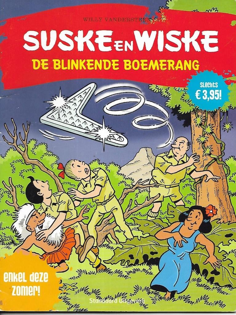 Suske en Wiske - De blinkende boemerang (Speciale uitgave), Boeken, Stripboeken, Eén stripboek, Ophalen of Verzenden, Gelezen