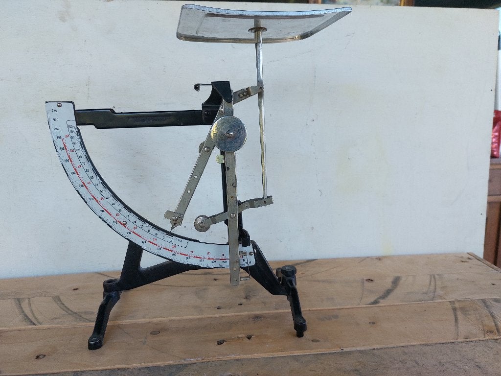 Vintage Weegschaal - Max 2kg, Ophalen of Verzenden