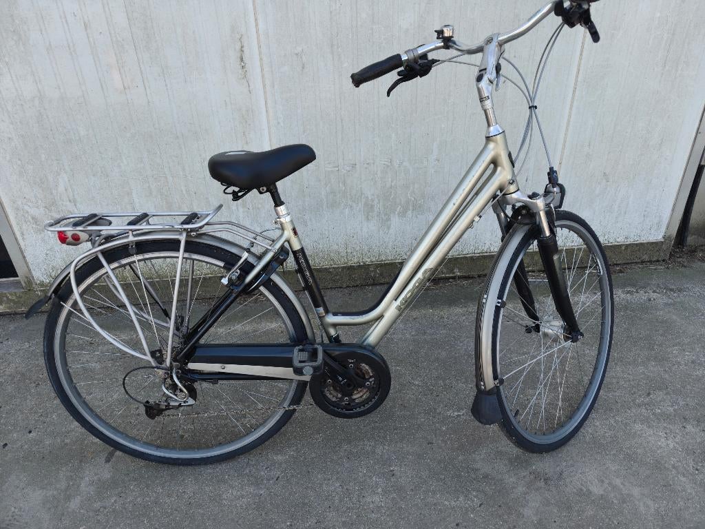 damesfiets. koga miyata 27v, Gebruikt, Velgrem, 47 tot 50 cm, Versnellingen