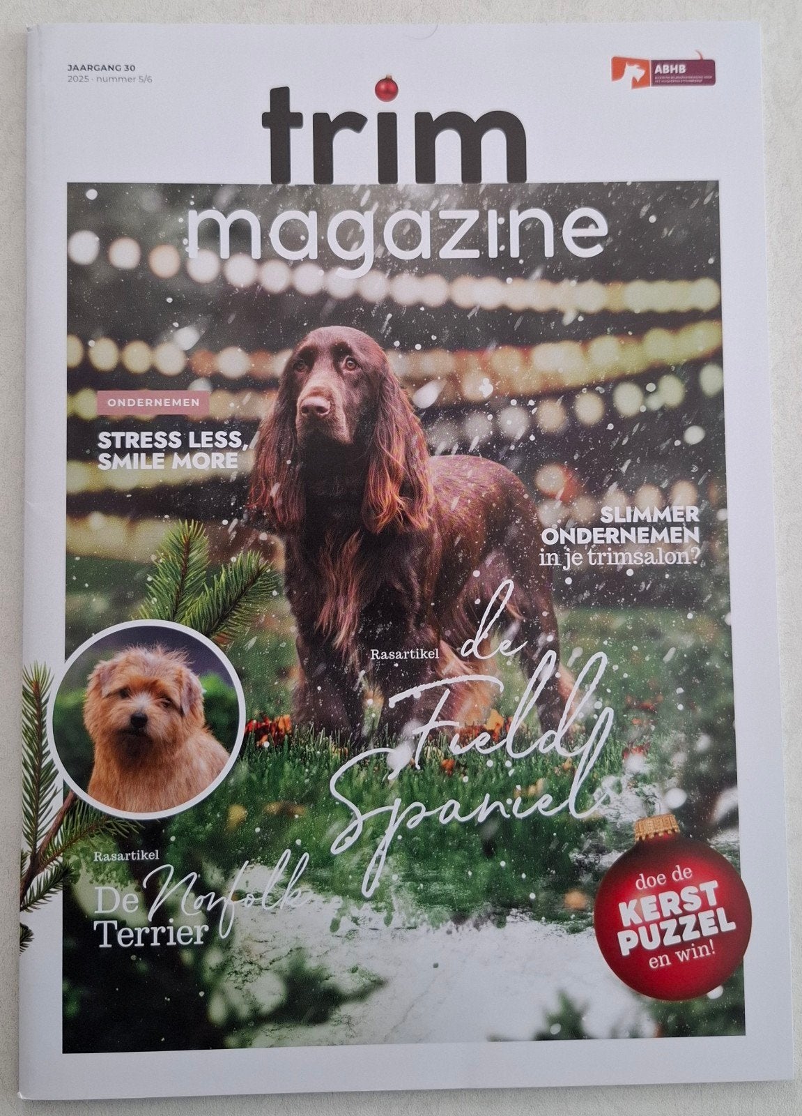Trimblad jaargang 30 2025 nr 5-6: Field Spaniel & Norfolk T, Ophalen of Verzenden, Nieuw, Overige typen